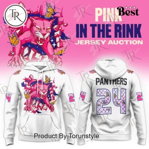 Florida Panthers Pink In The Rink Hoodie – White