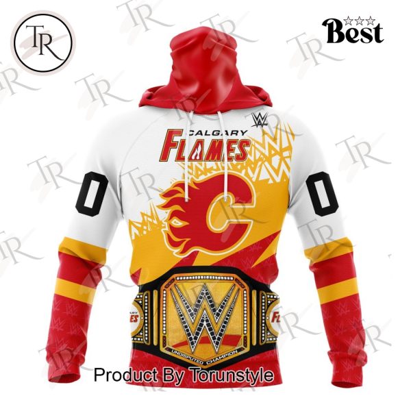 NHL Calgary Flames Special WWE Design Hoodie