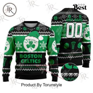 NBA Boston Celtics Special Christmas Ugly Sweater Design