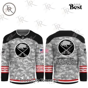 NHL Buffalo Sabres Arctic Camo 2024 Salute to Service Club Hockey Jersey