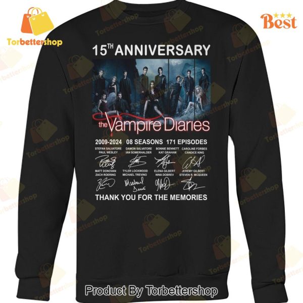 15th Anniversary The Vampire Diaries Signature Thank You For The Memories Unisex T-Shirt