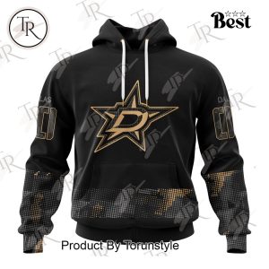 NHL Dallas Stars Personalized Military Appreciation Design Hoodie