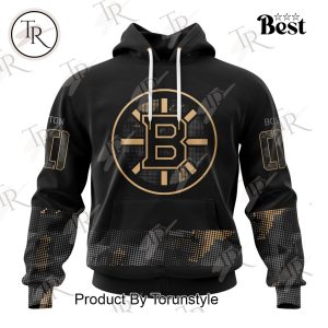 NHL Boston Bruins Personalized Military Appreciation Design Hoodie