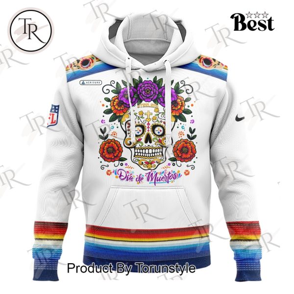 Dia De Los Muertos Pittsbursh Steelers 2024 Pullover Hoodie, Longpants, Cap