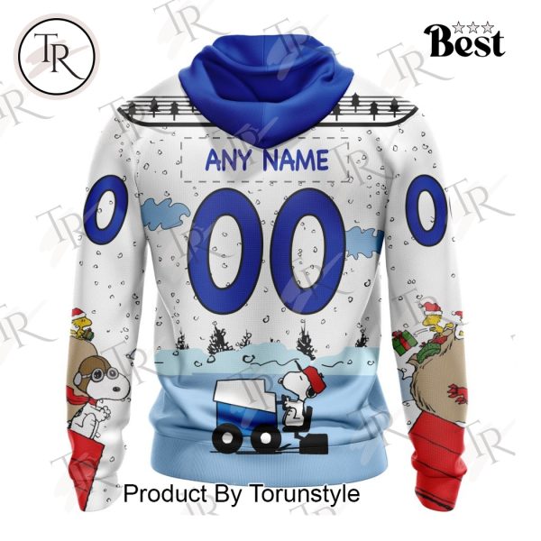 NHL New York Rangers Special Peanuts Ice Skating Design Hoodie