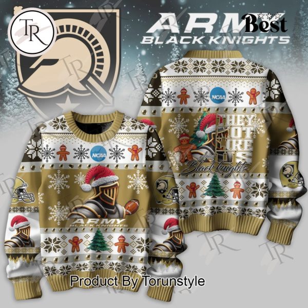 They Not Like Us Army Black Knights Knitted Sweater