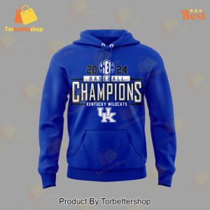 2024 Kentucky Wildcats Baseball Regular Season Champions Hoodie