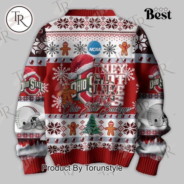 They Not Like Us Ohio State Buckeyes Knitted Sweater