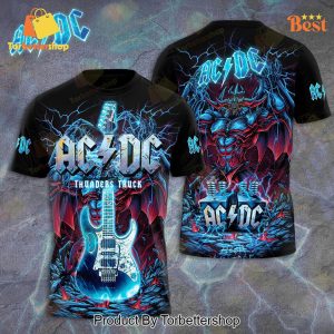 AC DC Thunders Truck Design 3D T-Shirt