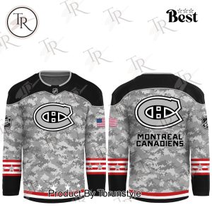 NHL Montreal Canadiens Arctic Camo 2024 Salute to Service Club Hockey Jersey