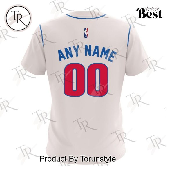 NBA Detroit Pistons Personalized 2025 Association Kits Hoodie