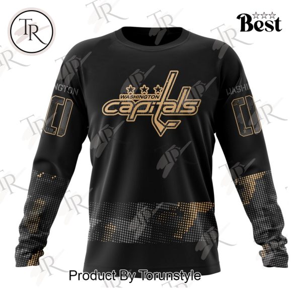 NHL Washington Capitals Personalized Military Appreciation Design Hoodie