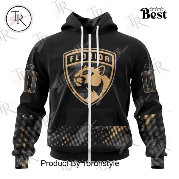 NHL Florida Panthers Personalized Military Appreciation Design Hoodie