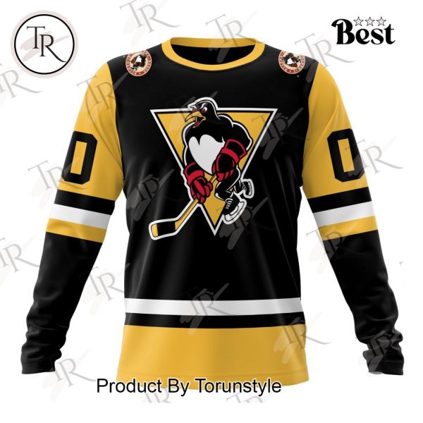 AHL Wilkes-Barre Scranton Penguins Personalized 2024 Home Kits Hoodie