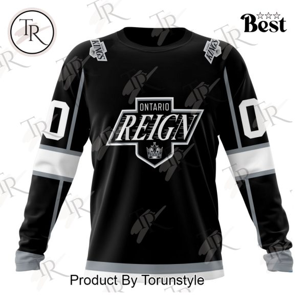 AHL Ontario Reign Personalized 2024 Home Kits Hoodie