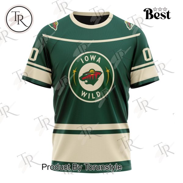 AHL Iowa Wild Personalized 2024 Home Kits Hoodie