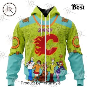 NHL Calgary Flames Special Scooby Doo Design Hoodie