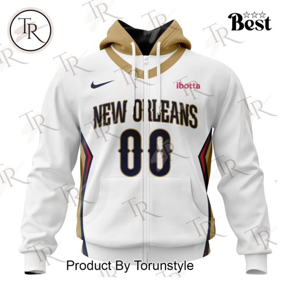 NBA New Orleans Pelicans Personalized 2025 Association Kits Hoodie