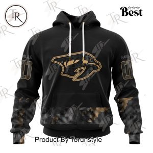 NHL Nashville Predators Personalized Military Appreciation Design Hoodie