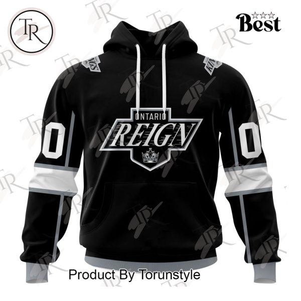 AHL Ontario Reign Personalized 2024 Home Kits Hoodie