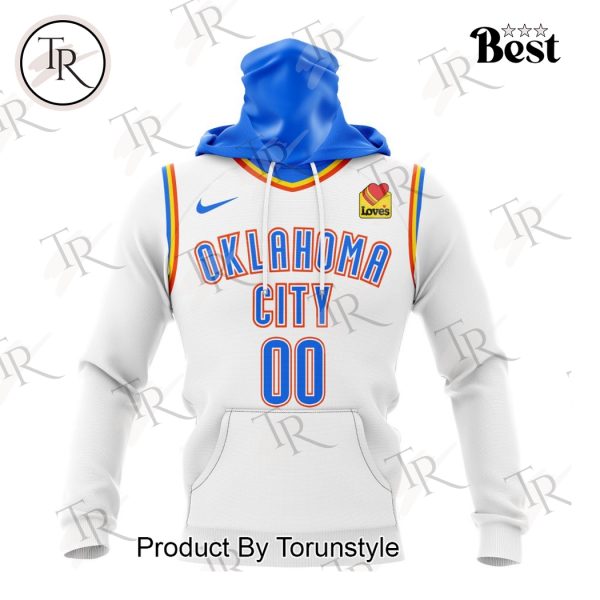 NBA Oklahoma City Thunder Personalized 2025 Association Kits Hoodie