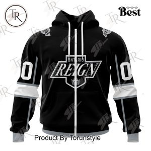 AHL Ontario Reign Personalized 2024 Home Kits Hoodie