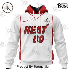 NBA Miami Heat Personalized 2025 Association Kits Hoodie