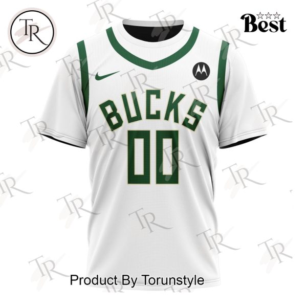 NBA Milwaukee Bucks Personalized 2025 Association Kits Hoodie