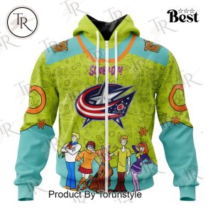 NHL Columbus Blue Jackets Special Scooby Doo Design Hoodie