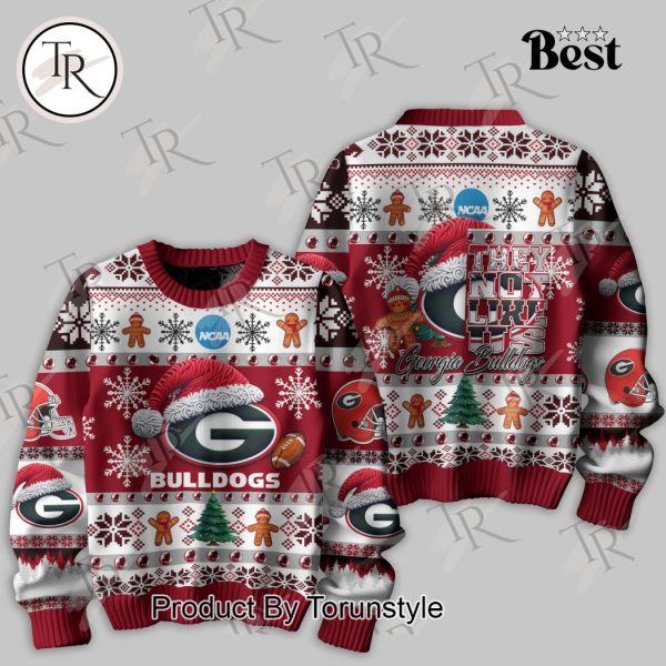 They Not Like Us Georgia Bulldogs Knitted Sweater