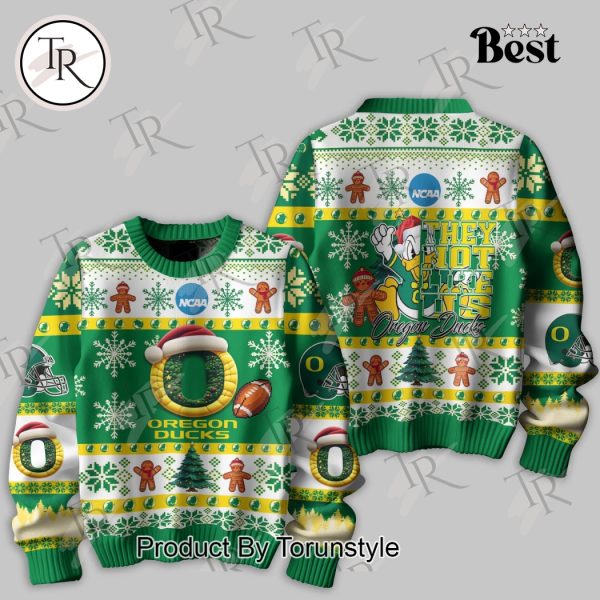 They Not Like Us Oregon Ducks Knitted Sweater