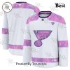 NHL Seattle Kraken 2024 Hockey Fights Cancer Practice Jersey – White