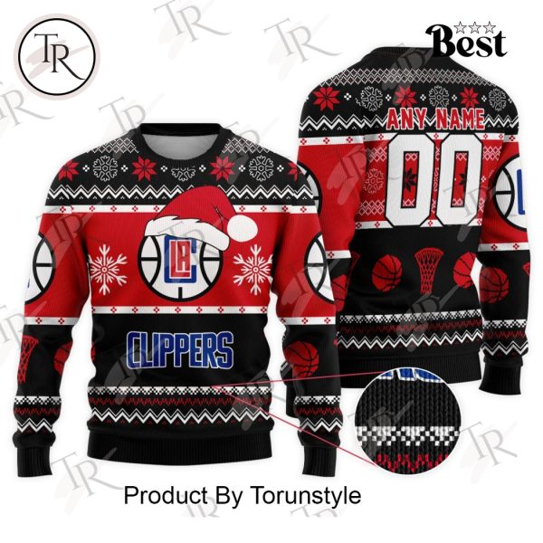 NBA Los Angeles Clippers Special Christmas Ugly Sweater Design