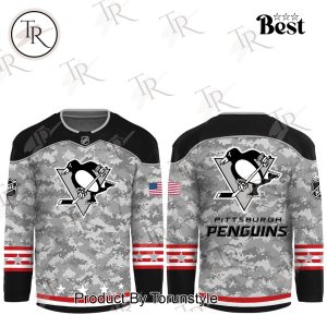 NHL Pittsburgh Penguins Arctic Camo 2024 Salute to Service Club Hockey Jersey