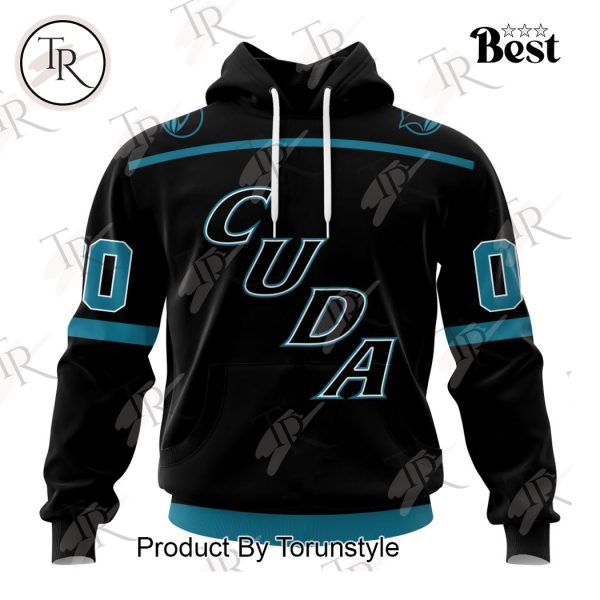 AHL San Jose Barracuda Personalized 2024 Home Kits Hoodie