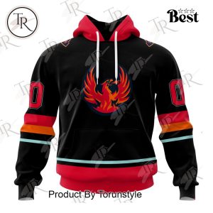 Personalized AHL Coachella Valley Firebirds Color Jersey Style Hoodie