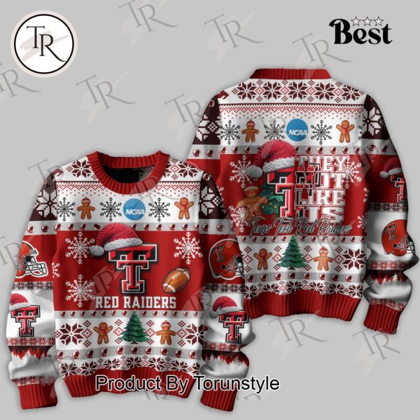 They Not Like Us Texas Tech Red Raiders Knitted Sweater