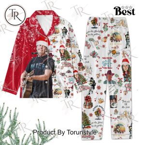 Neil Young Merry Christmas Button Down Pajamas Set