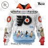 NHL Ottawa Senators Special Peanuts Ice Skating Design Hoodie