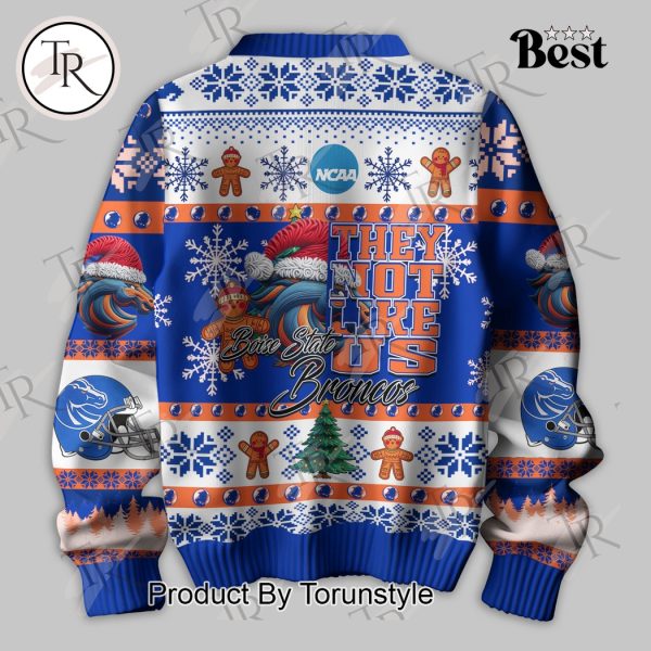 They Not Like Us Boise State Broncos Knitted Sweater