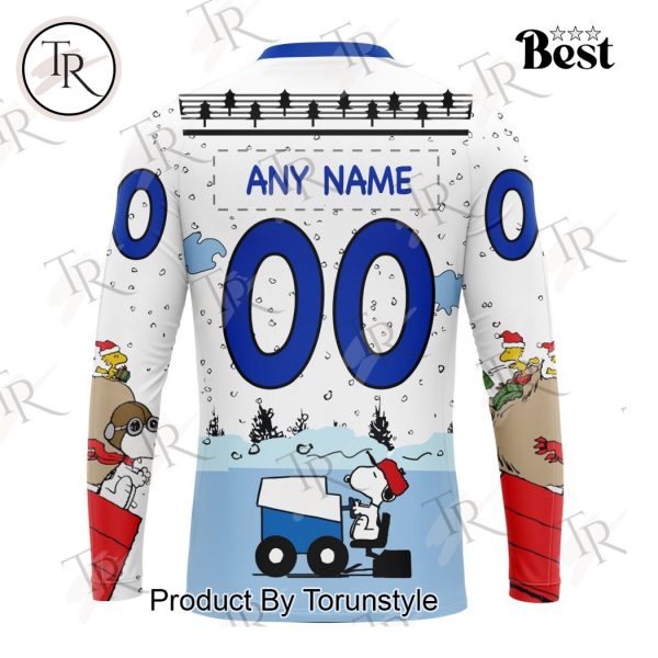 NHL New York Rangers Special Peanuts Ice Skating Design Hoodie