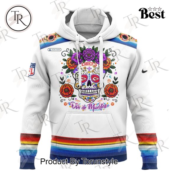 Dia De Los Muertos Kansas City Chiefs 2024 Pullover Hoodie, Longpants, Cap