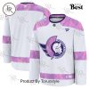 NHL New York Rangers 2024 Hockey Fights Cancer Practice Jersey – White