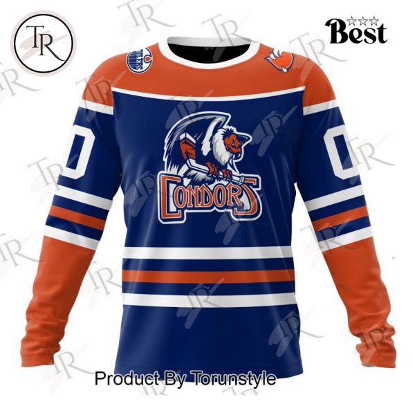 AHL Bakersfield Condors Personalized 2024 Home Kits Hoodie