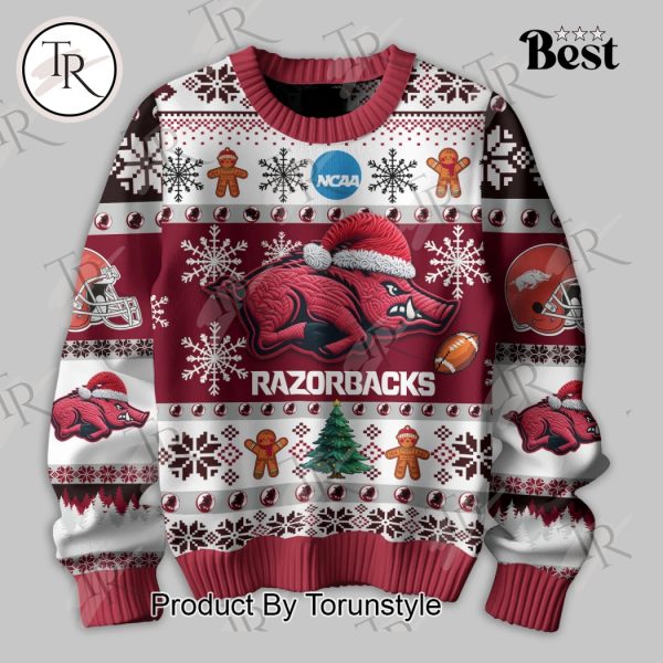 They Not Like Us Arkansas Razorbacks Knitted Sweater