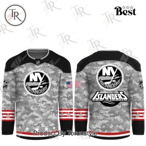 NHL New York Islanders Arctic Camo 2024 Salute to Service Club Hockey Jersey