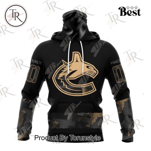 NHL Vancouver Canucks Personalized Military Appreciation Design Hoodie