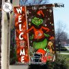 NFL Dallas Cowboys Football Grinch Welcome Christmas Garden Flag – Custom Name