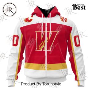 AHL Calgary Wranglers Personalized 2024 Home Kits Hoodie