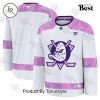 NHL Boston Bruins 2024 Hockey Fights Cancer Practice Jersey – White